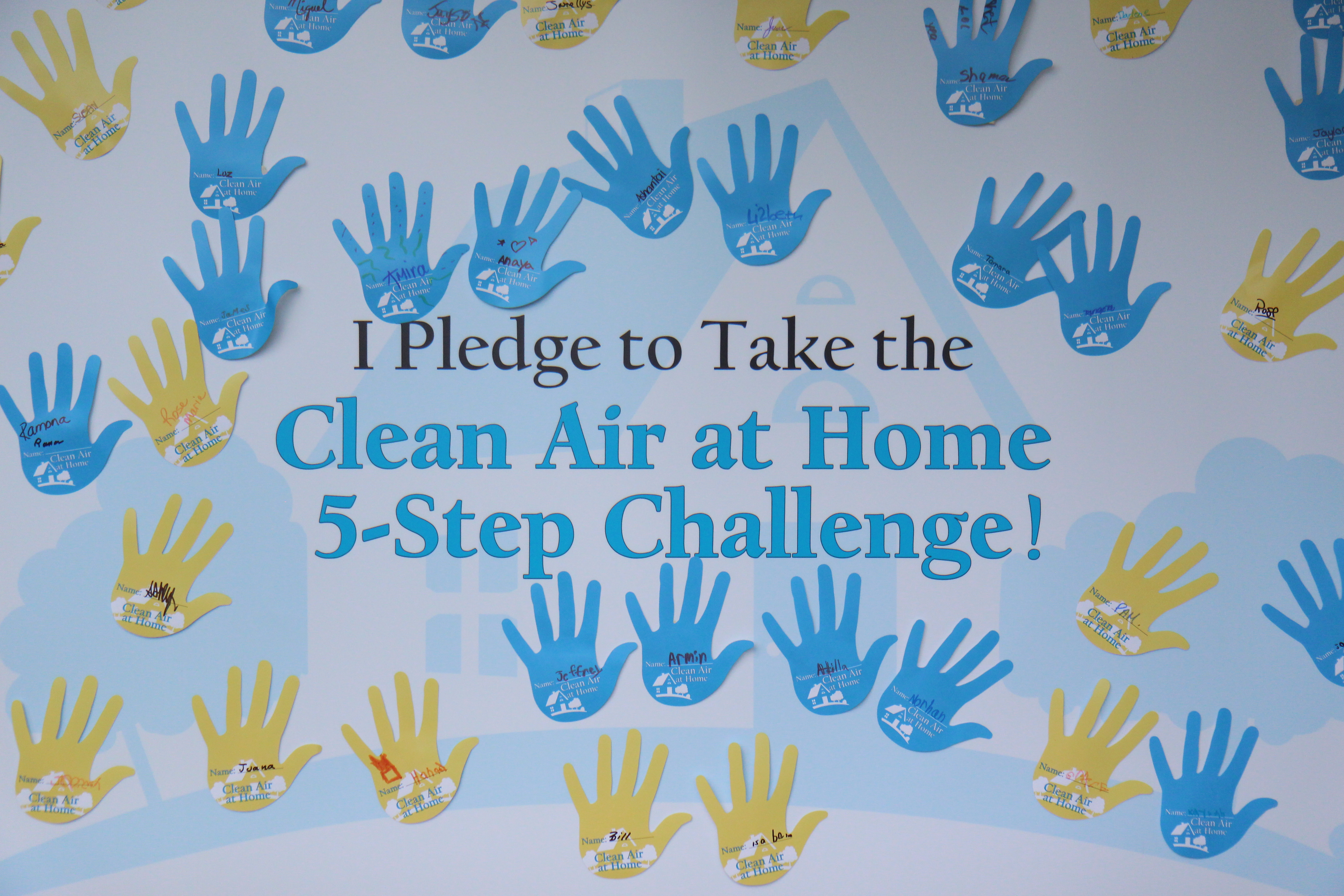 Clean Air at Home Pledge Board (IAQ / IEQ)